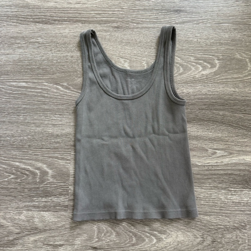 brandy melville gray tank top